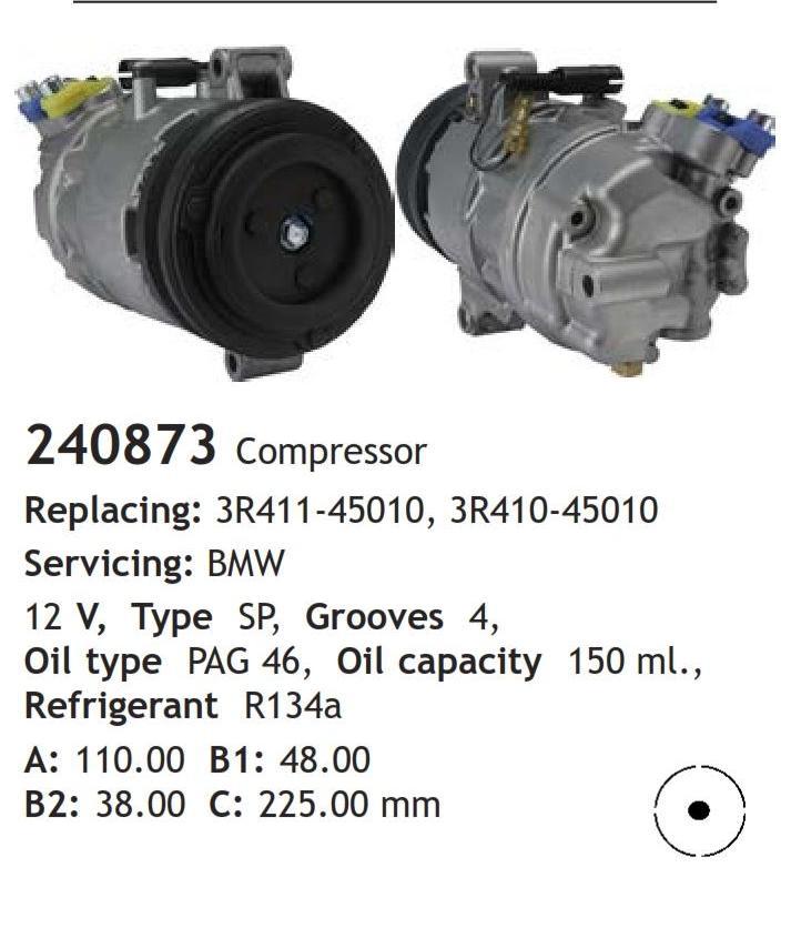 	240873 Compressor  BMW	
