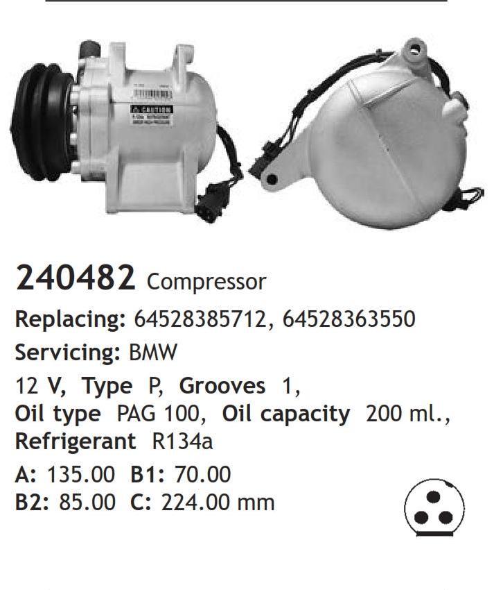 	240482 Compressor  BMW	