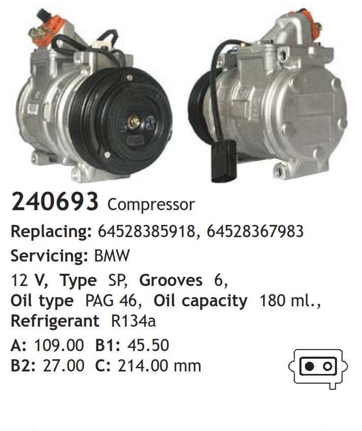 	240693 Compressor  BMW	