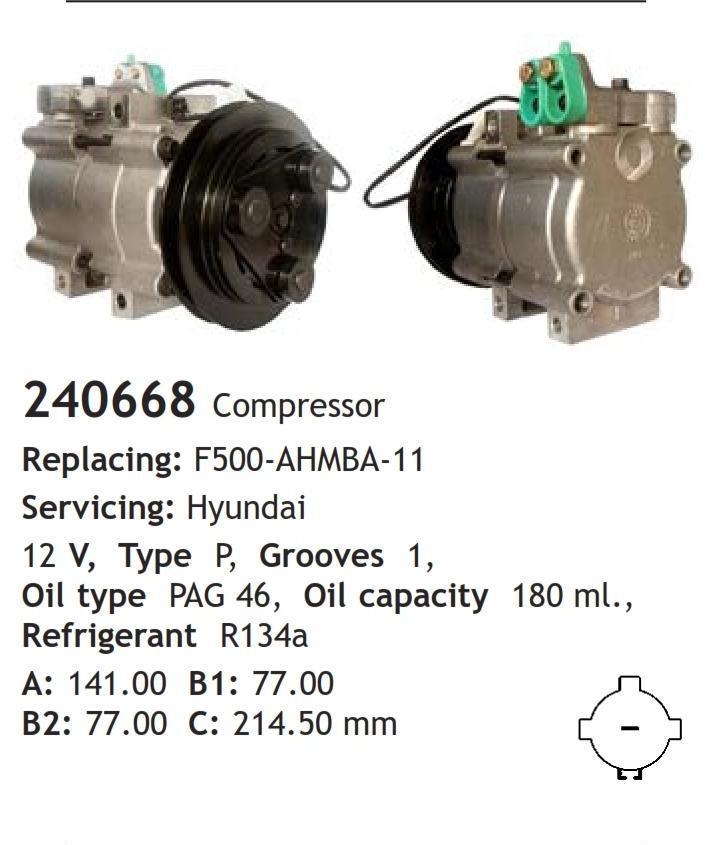 	240668 Compressor  Hyundai	