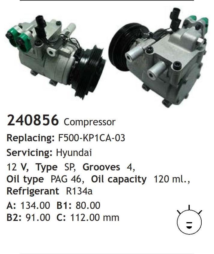	240856 Compressor  Hyundai	