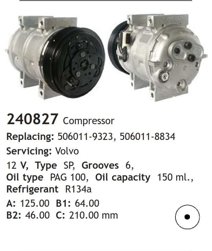 	240827 Compressor  Volvo	